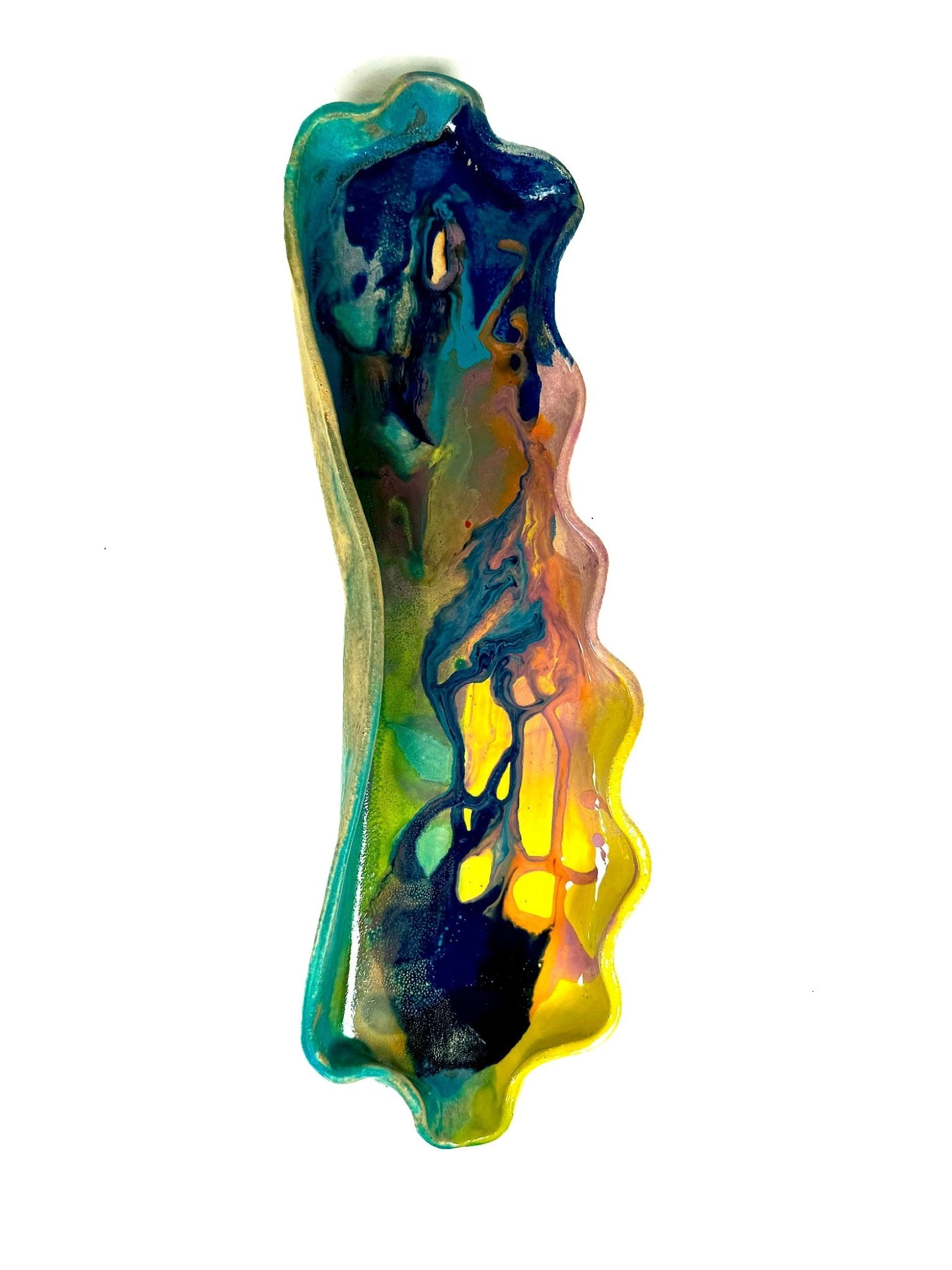 Platou ceramica multicolor #8 - Diana Vasilescu - Ceramica