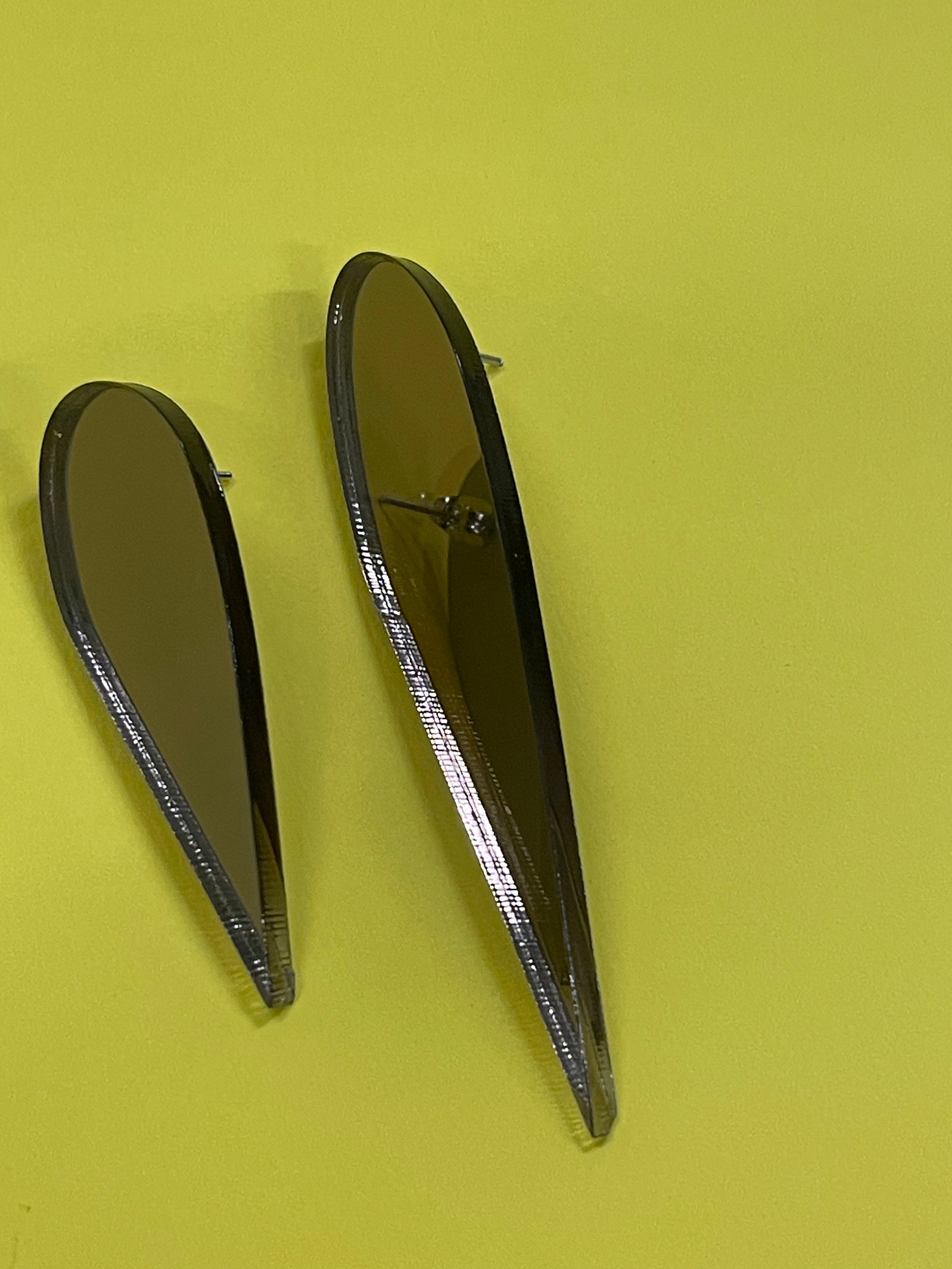Cercei plexiglas Upside Down Tears