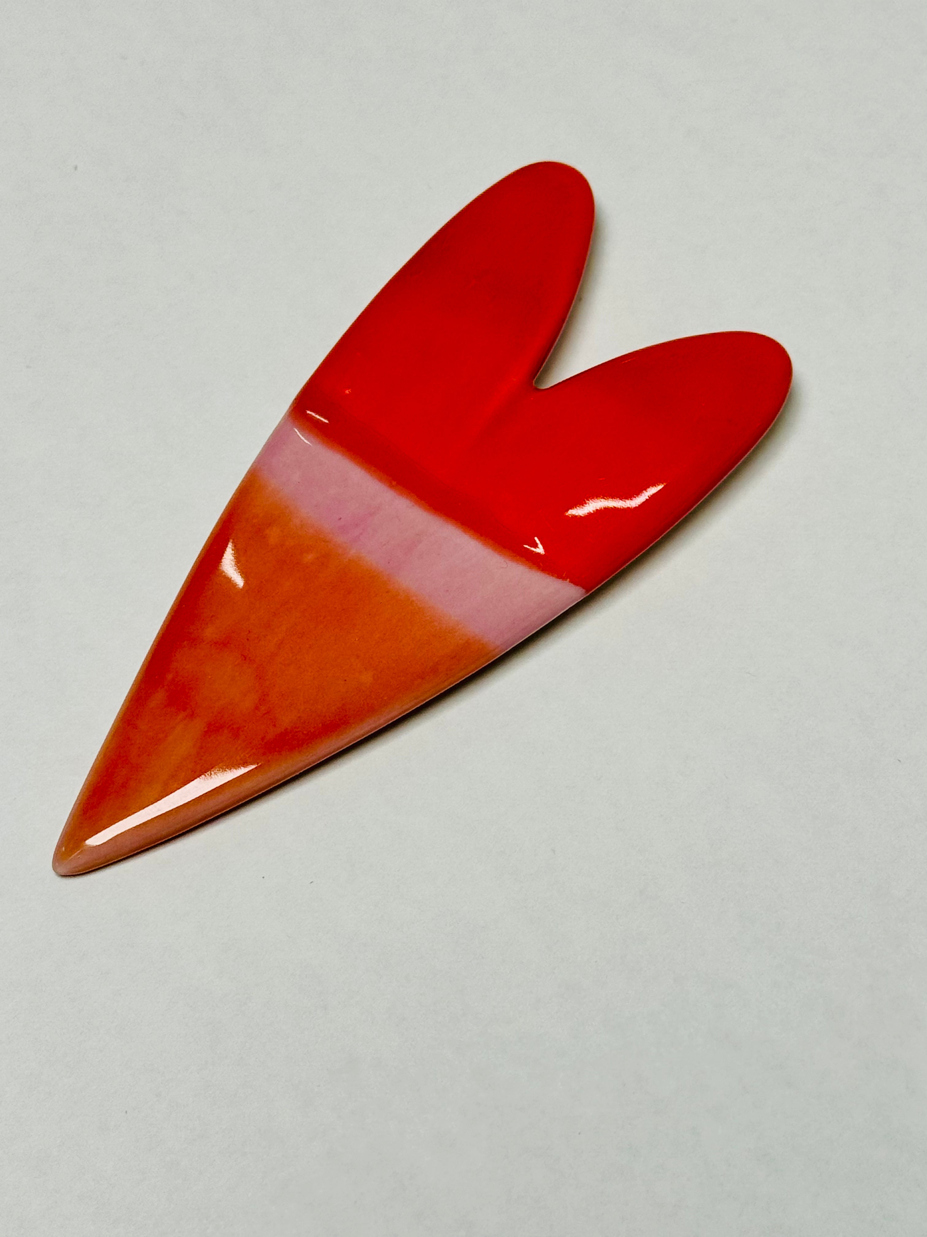 Brosa portelan Inima