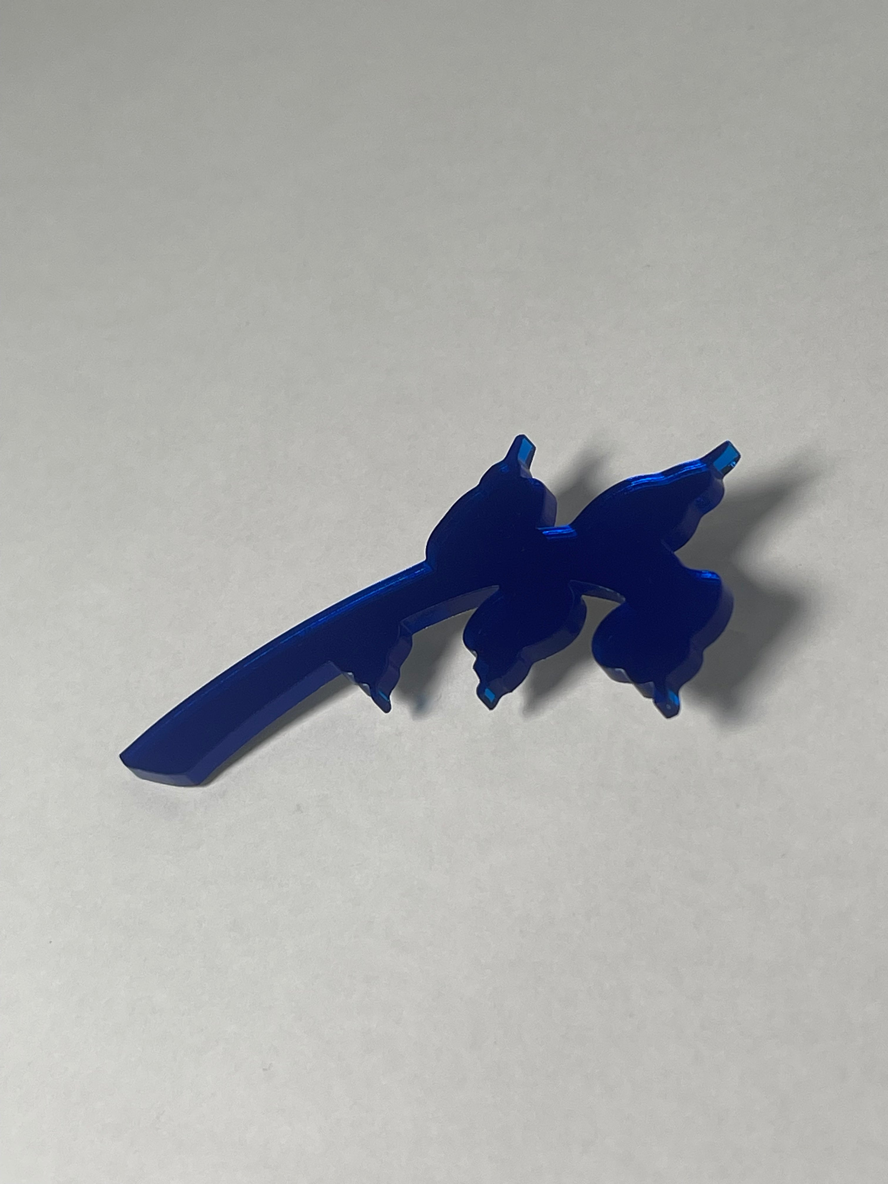 Broșă plexiglas "Exotic"