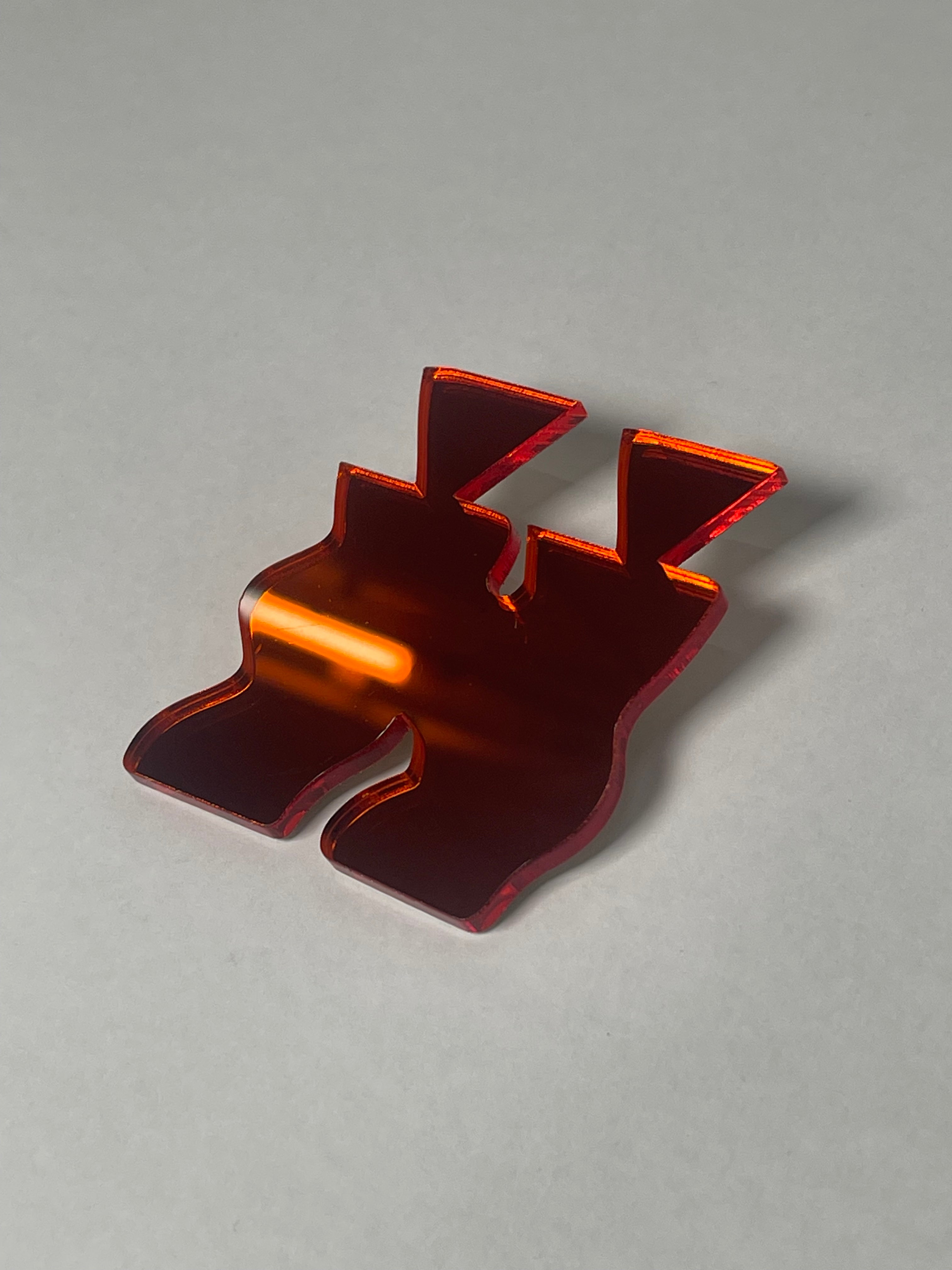 Broșă plexiglas "Împreună"