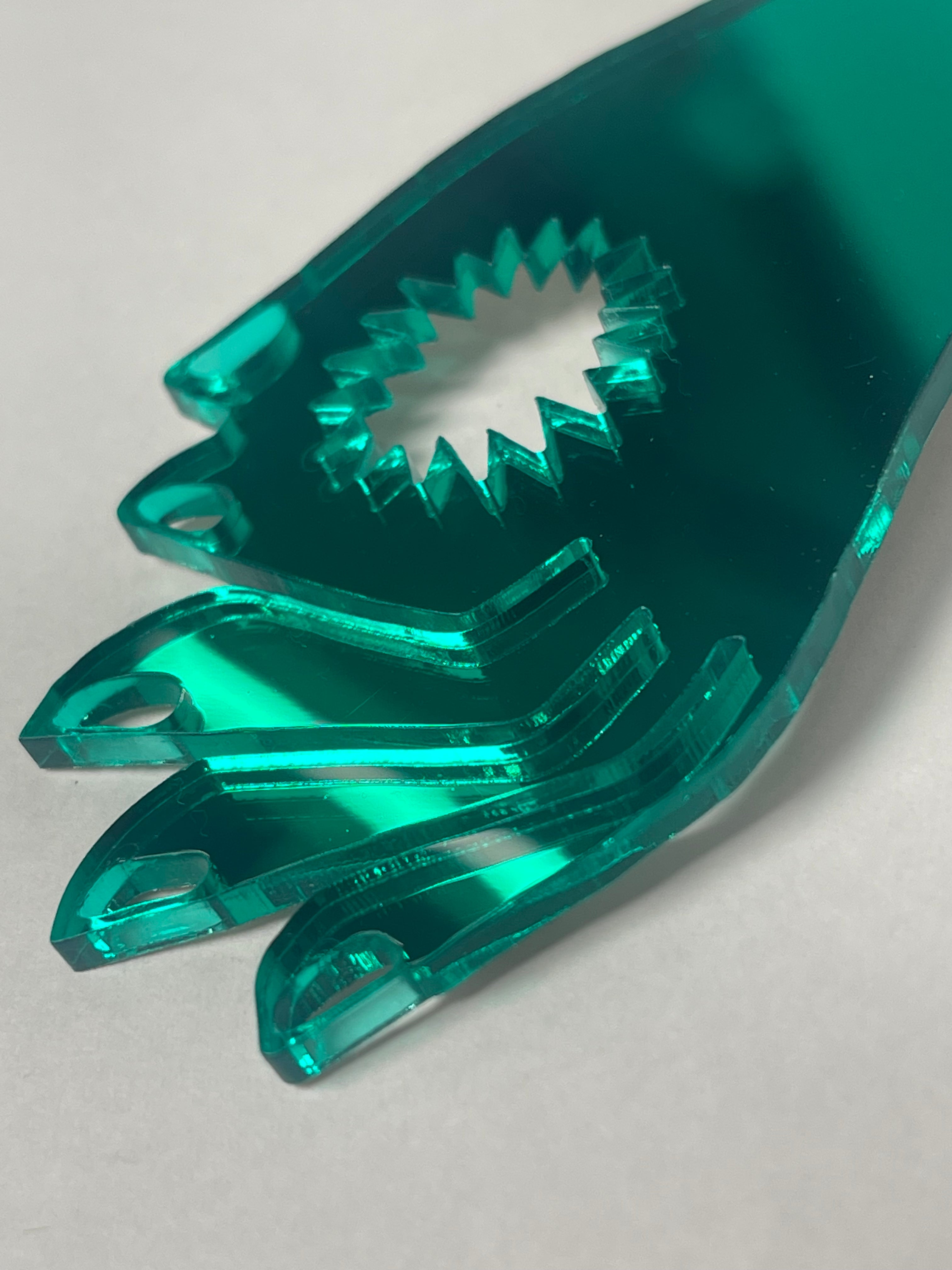 Broșă plexiglas "Radiant"