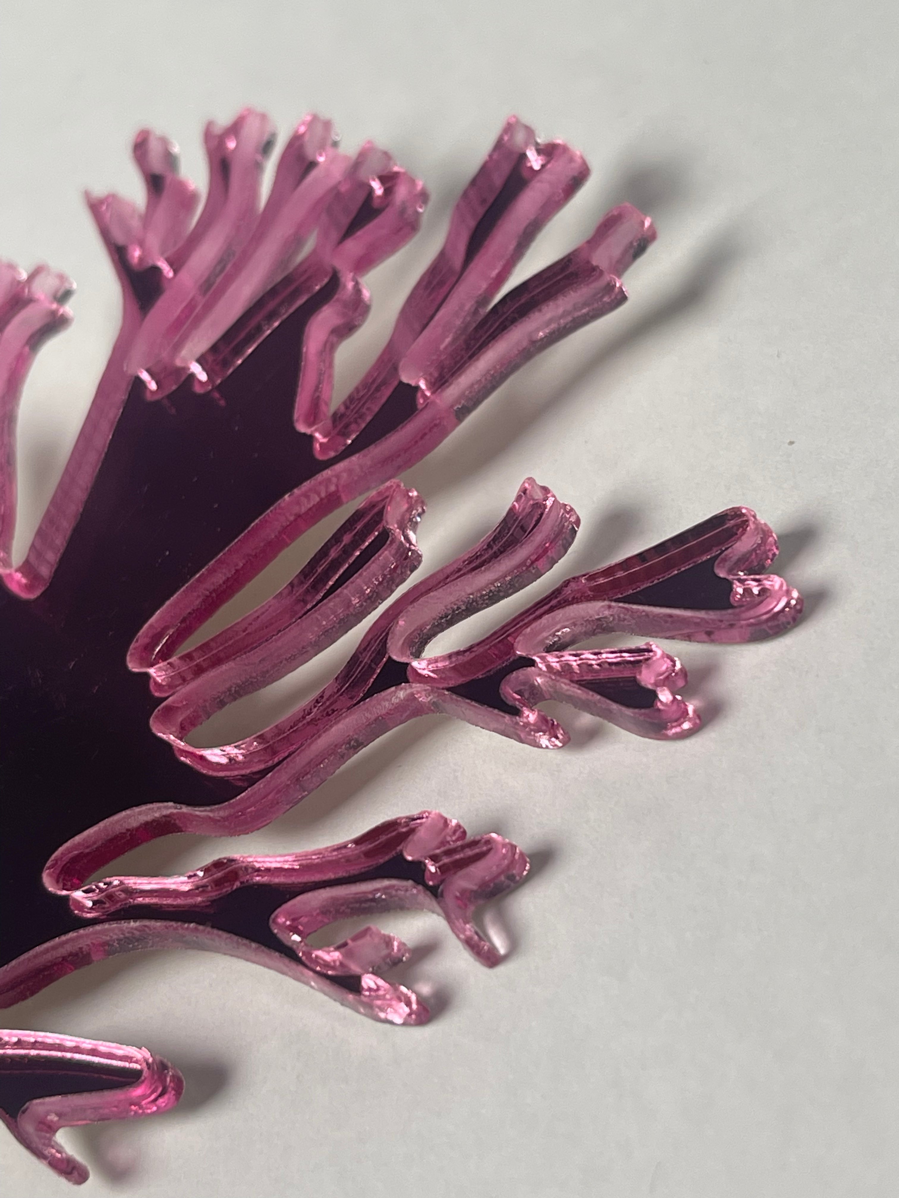 Broșă plexiglas "Încrengătură"