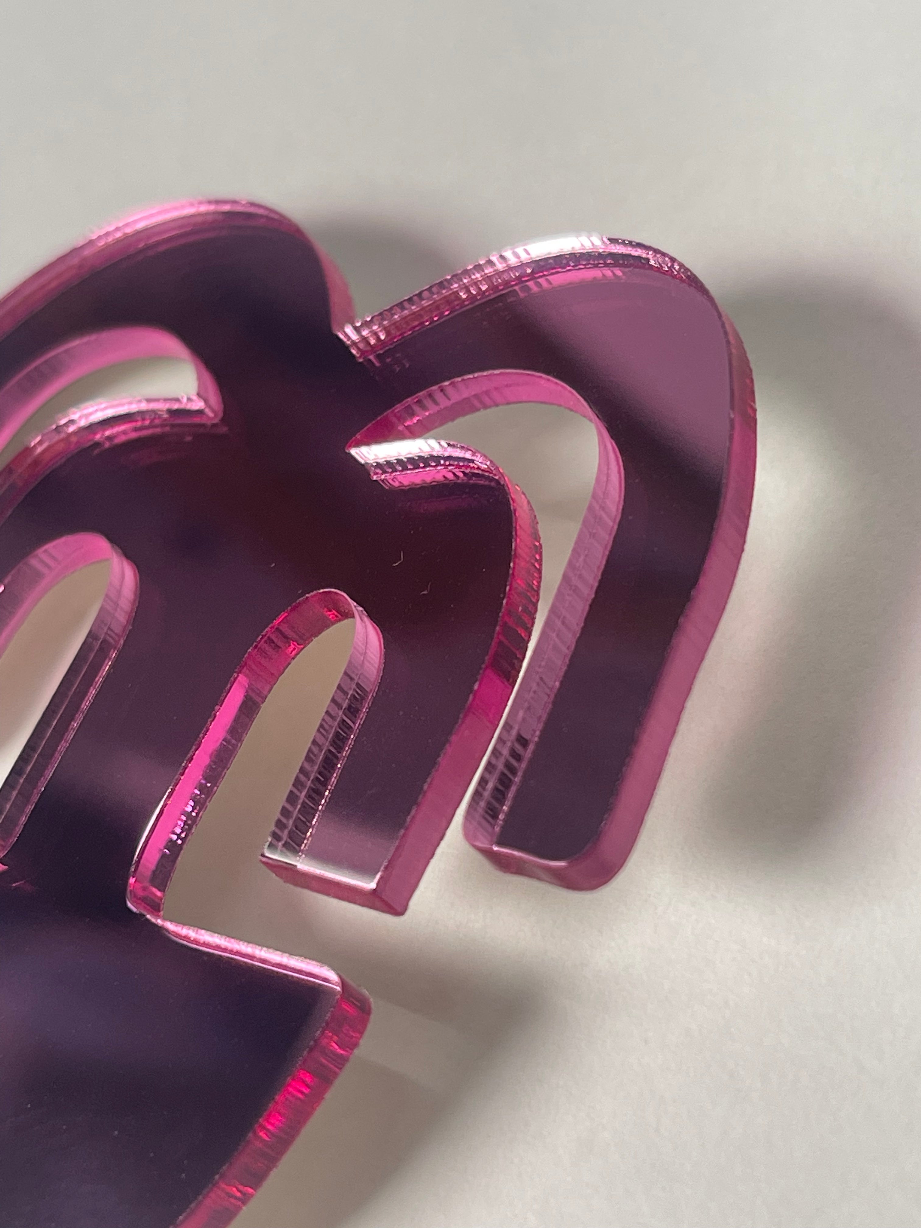 Broșă plexiglas "Arteziană"