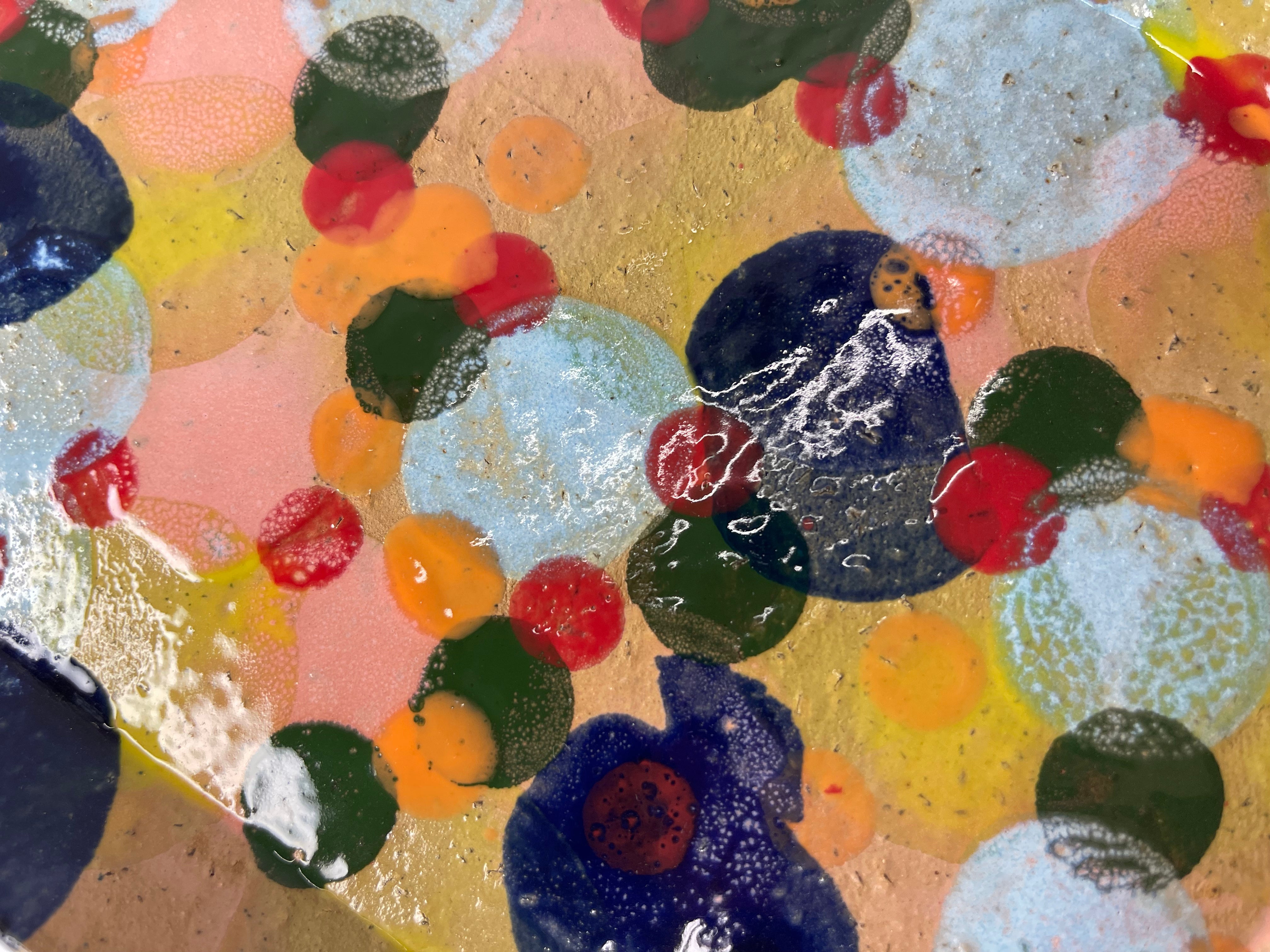 Platou Ceramică Multicolor Confetti 1