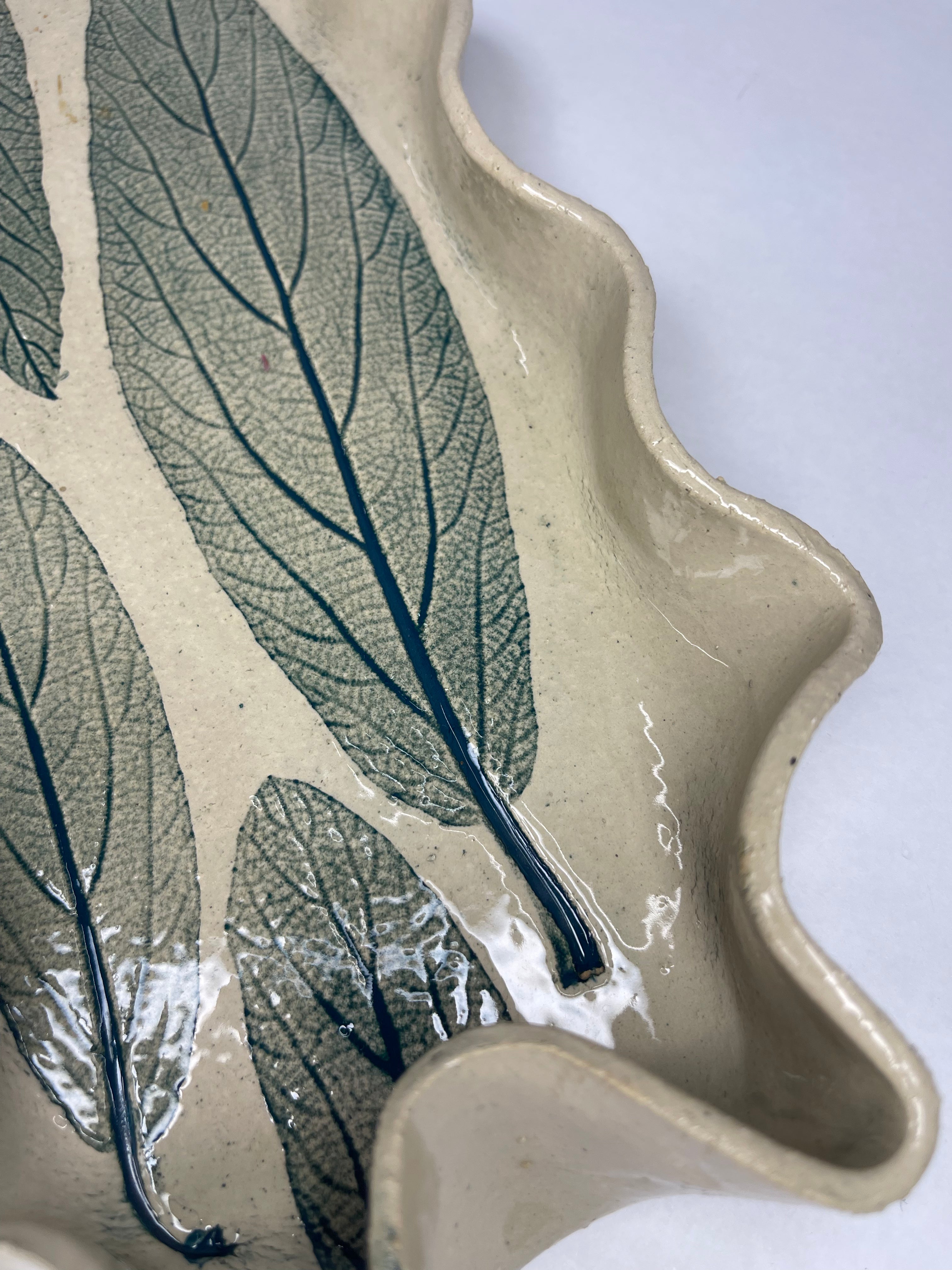 Platou Ceramică Motive Vegetale