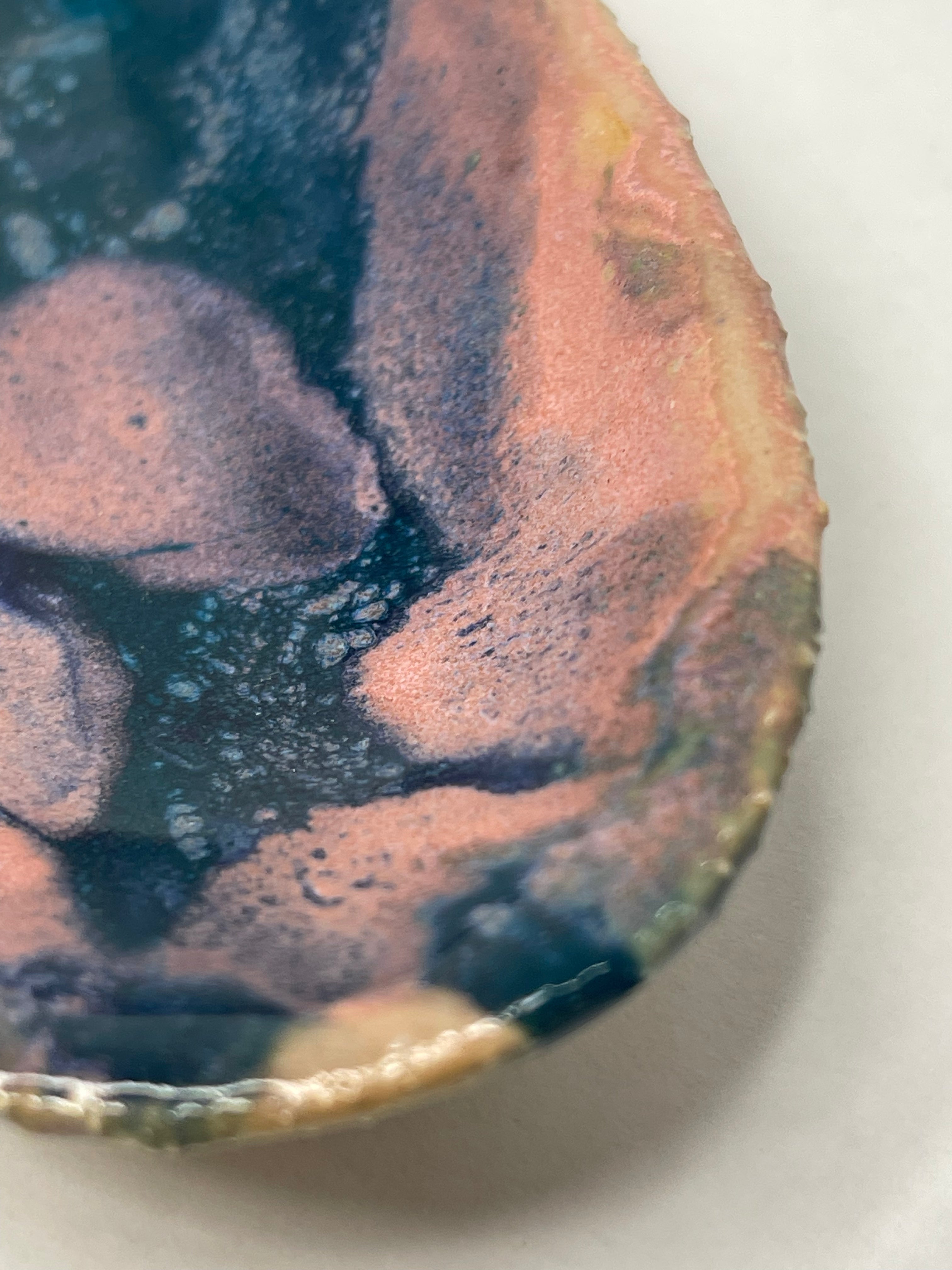 Platou Ceramică Rotund Multicolor